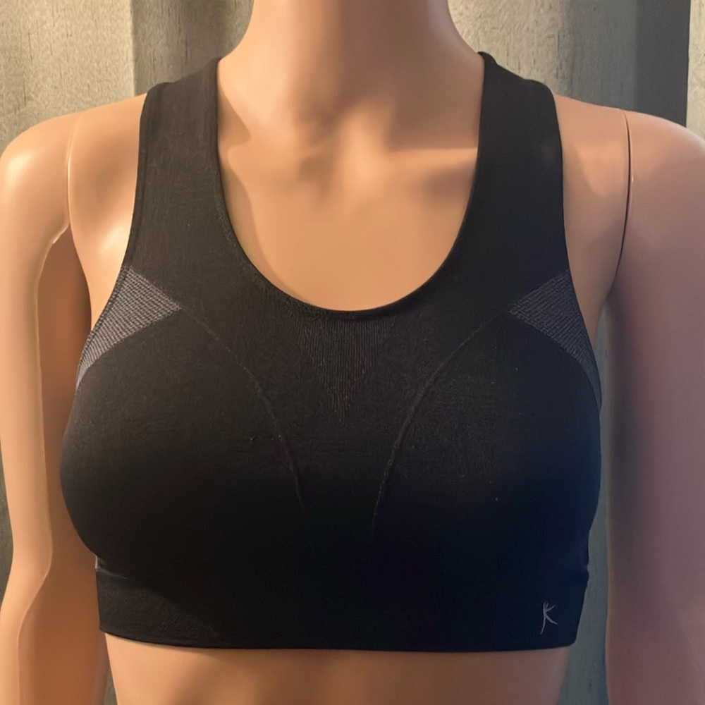 Back and Gray crop top 
Size M